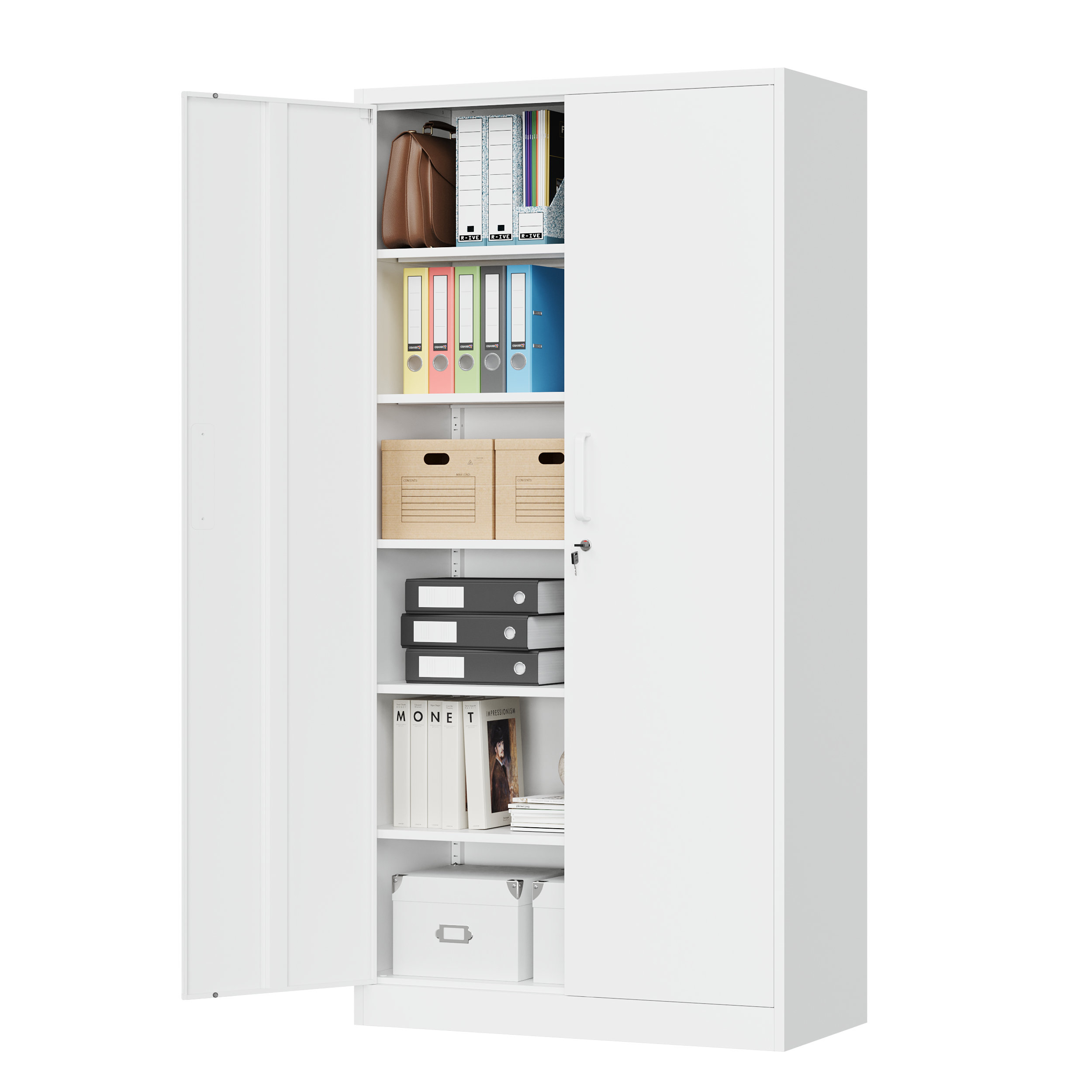 Metal+Single+Storage+Cabinet+(